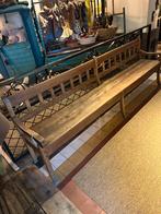 Antieke lange brocante bank, Ophalen