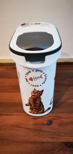 Kattenvoeropslagbak 4kg, Ophalen of Verzenden, Gebruikt