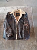 PME Legend Leren Pilotenjas, Kleding | Heren, Jassen | Zomer, Bruin, Maat 56/58 (XL), Ophalen of Verzenden, PME Legend