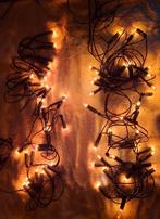2 x Kerstverlichting 35 lamps, warmoranje, Ophalen of Verzenden, Gebruikt