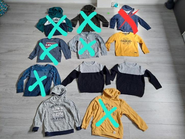 Truien maat 116 jongen vesten sweaters trui hoodie vest dive, Kinderen en Baby's, Kinderkleding | Maat 116, Zo goed als nieuw