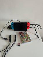 Nintendo Switch met veel spellen (Mario Kart 8 Deluxe, +4), Spelcomputers en Games, Met 2 controllers, Ophalen of Verzenden, Switch Original