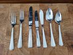 Haags lofje sola 100 verzilverd bestek 12 persoons 172 delig, Ophalen of Verzenden, Zo goed als nieuw, Vaatwasserbestendig, Zilver