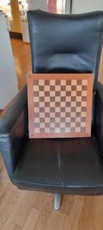 Houten Schaakbord/Dambord 40x40cm - Lichte Beschadiging, Een of twee spelers, Ophalen, Gebruikt