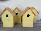 VOGELHUISJES 4 STUKS ZGAN., Ophalen of Verzenden, Zo goed als nieuw