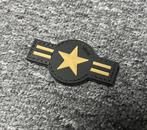Amerikaanse vliegtuig ster rubber patch, Ophalen of Verzenden, Nieuw, Patch, Badge of Embleem