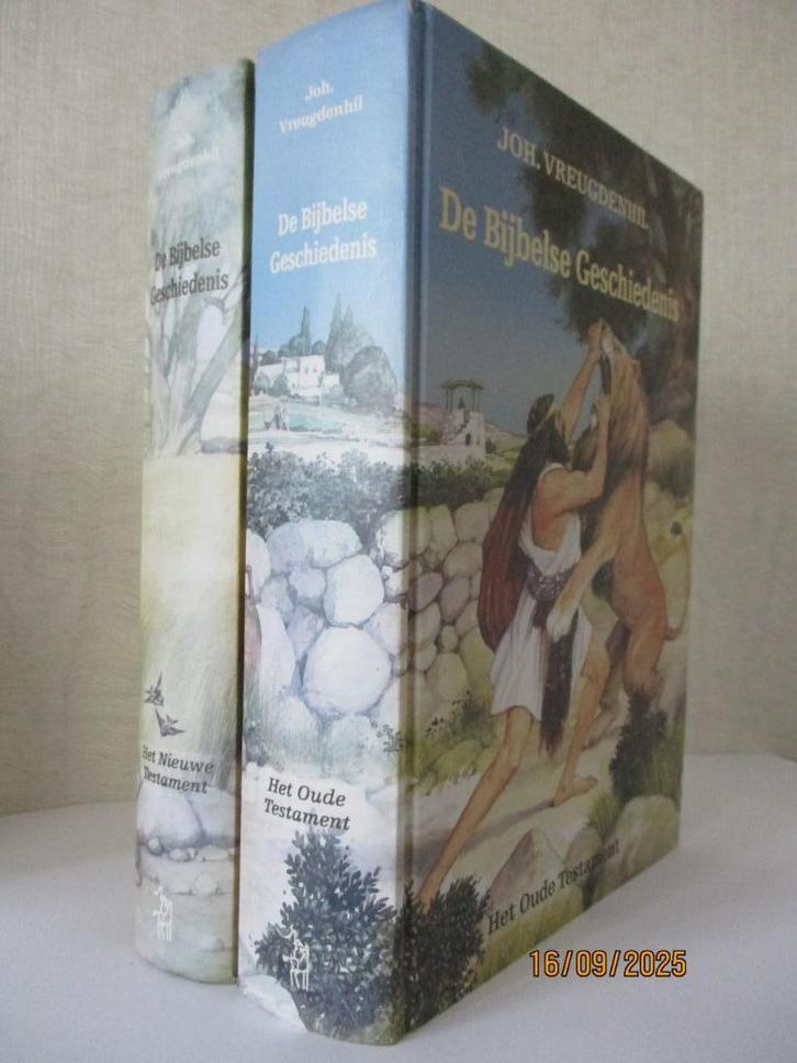 Joh. Vreugdenhil: De Bijbelse Geschiedenis- 2 delen compleet, Boeken, Godsdienst en Theologie, Gelezen, Christendom | Protestants