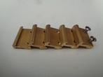 Messing railverbinders 19 mm met hardstalen RVS schroeven, Hobby en Vrije tijd, Modeltreinen | Overige schalen, Gelijkstroom of Wisselstroom
