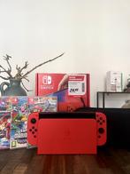 Nintendo Switch OLED | Mario Red Edition TE KOOP, Spelcomputers en Games, Spelcomputers | Nintendo Switch, Switch OLED, Met games