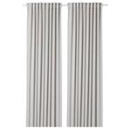 2x Ikea Majgull verduisterende gordijnen lichtgrijs, Huis en Inrichting, Stoffering | Gordijnen en Lamellen, Ophalen, 100 tot 150 cm