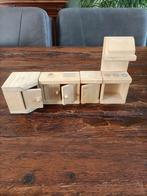 Blank houten keuken set poppenhuis, Verzamelen, Poppenhuizen en Toebehoren, Ophalen of Verzenden, Gebruikt, Poppenhuis