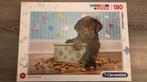 Clementoni legpuzzel lovely puppy 180stukjes 1x gemaakt, Hobby en Vrije tijd, Denksport en Puzzels, Ophalen of Verzenden, Minder dan 500 stukjes