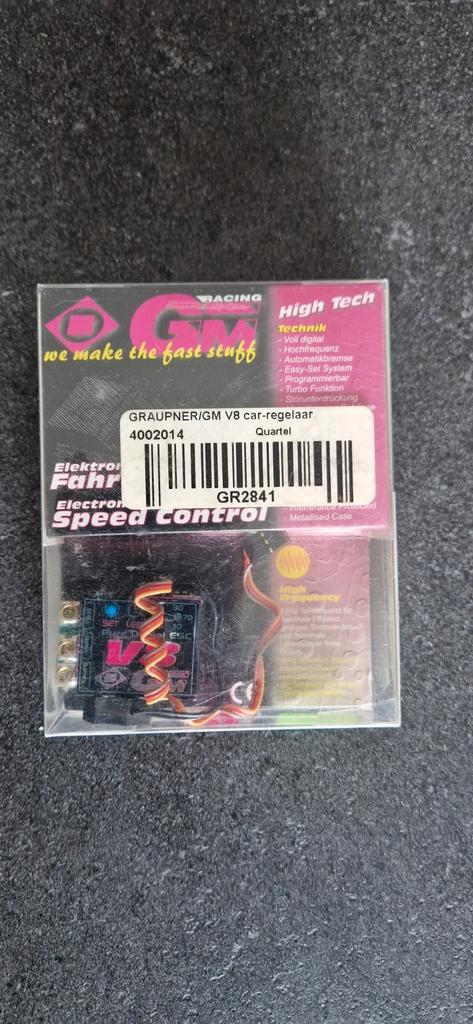 GM v8 vintage brushed regelaar nieuw in doos, Hobby en Vrije tijd, Modelbouw | Radiografisch | Auto's, Nieuw, Onderdeel, Elektro