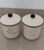 Porselein Suiker en thee potten in prima staat, Ophalen of Verzenden, Zo goed als nieuw