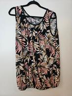 Zwart Topje met Bladeren Print, Zwart, Maat 42/44 (L), Ophalen of Verzenden, Zo goed als nieuw