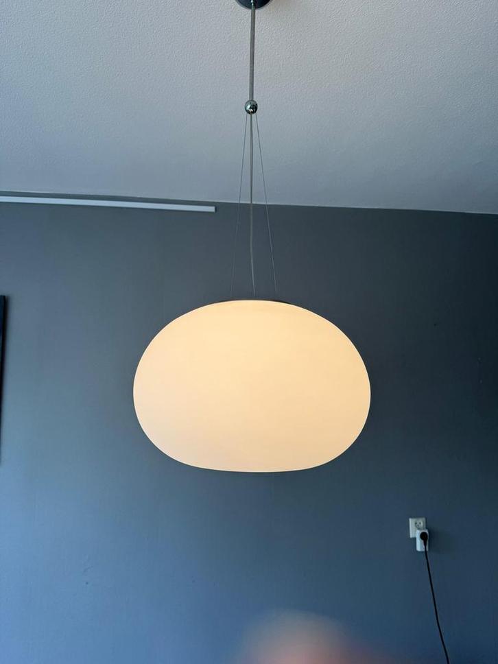 Eglo Optica hanglamp dia 45 cm, Huis en Inrichting, Lampen | Hanglampen, Zo goed als nieuw, Minder dan 50 cm, Glas, Ophalen of Verzenden