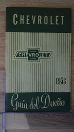 1953 Chevrolet, Owner's Manual. Spaanse editie., Verzenden