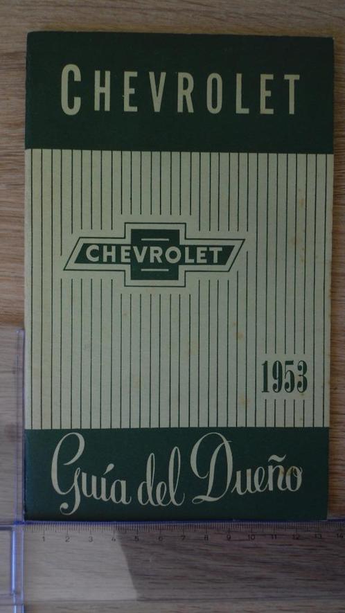 1953 Chevrolet, Owner's Manual. Spaanse editie., Auto diversen, Handleidingen en Instructieboekjes, Verzenden