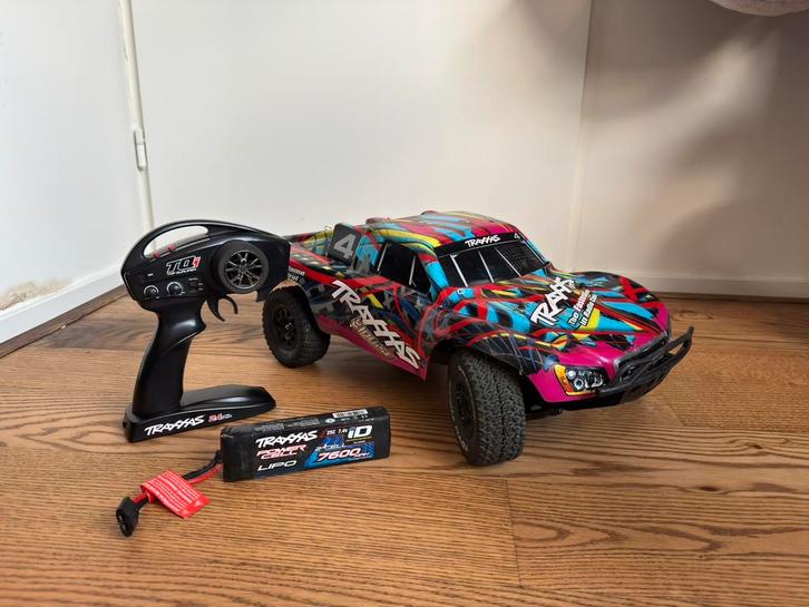 Traxxas Slash 4x4 VXL - klaar voor gebruik, Hobby en Vrije tijd, Modelbouw | Radiografisch | Auto's, Zo goed als nieuw, Auto offroad
