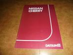 brochure Nissan Cherry, Boeken, Auto's | Folders en Tijdschriften, Ophalen of Verzenden, Nieuw, Overige merken