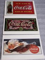 3 Coca-Cola Ansichtkaarten afbeelding oude Coca Cola Affiche, Verzamelen, Merken en Reclamevoorwerpen, Verzenden, Nieuw, Reclamebord