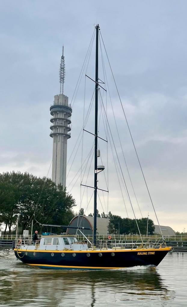 13mtr woonboot zeilschip wereldzeiler, Watersport en Boten, Kajuitzeilboten en Zeiljachten, Gebruikt, Tourjacht of Cruiser, Overige materialen