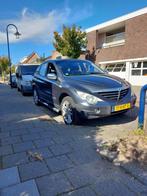 SsangYong Actyon 2.3 A230 4WD 2008 Grijs, Auto's, Metallic lak, Zwart, 4 cilinders, Handgeschakeld