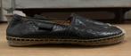 Gucci espadrilles zwart instappers maat 39 leer leder, Kleding | Heren, Ophalen of Verzenden, Zo goed als nieuw, Zwart, Loafers