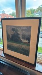 Aquarel Jan Bijster - 1975 - in goede staat!, Antiek en Kunst, Ophalen