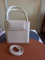 Emmy Wieleman handtas ecru leer, Verzenden, Nieuw, Wit, Handtas