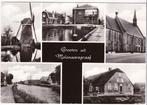 Molenaarsgraaf (ZH) Groeten uit / 5 vensterkaart met molen, Verzenden, 1960 tot 1980, Gelopen, Zuid-Holland