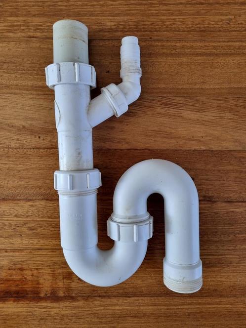 Witte keuken sifon, Doe-het-zelf en Verbouw, Sanitair, Gebruikt, Wastafel, Ophalen