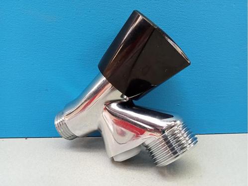 Wasmachinekraan met beluchter en keerklep 1/2'' verchroomd, Doe-het-zelf en Verbouw, Verwarming en Radiatoren, Nieuw, Cv-ketel of Combi-ketel