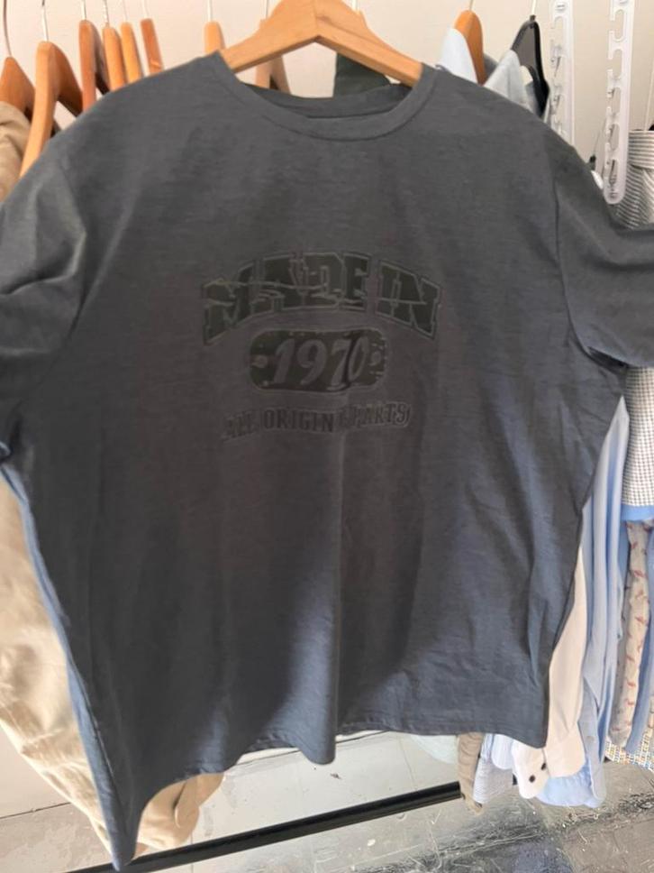 Made in 1970 t shirt, Kleding | Heren, T-shirts, Zo goed als nieuw, Maat 56/58 (XL), Wit, Ophalen of Verzenden