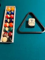 Pooltafel met accessoires, Sport en Fitness, Biljarten en Poolen, Ophalen, Gebruikt, Pooltafel