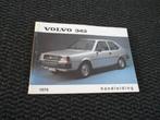 Volvo 343 Handleiding Instructieboek Nederlands Druk 1978, Verzenden