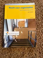 Recht voor organisaties - Mr. R. Westra, Boeken, Ophalen of Verzenden, Beta, Zo goed als nieuw, HBO
