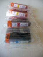 NIEUW: SET 4x cartridges voor HP MET CHIP: rood, blauw, geel, Computers en Software, Printerbenodigdheden, Nieuw, Cartridge, HP Hewlett Packard