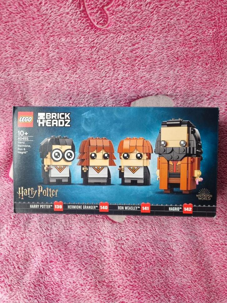 Lego 40495 Harry, Hermione, Ron & Hagrid Brickheadz, Kinderen en Baby's, Speelgoed | Duplo en Lego, Nieuw, Lego, Complete set