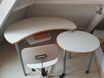IKEA bureau met rond tafeltje en stoel, Huis en Inrichting, Bureaus, Ophalen, Gebruikt