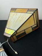 Art Deco glas in lood wandlamp, Huis en Inrichting, Lampen | Tafellampen, Ophalen, ?, ?, Minder dan 50 cm