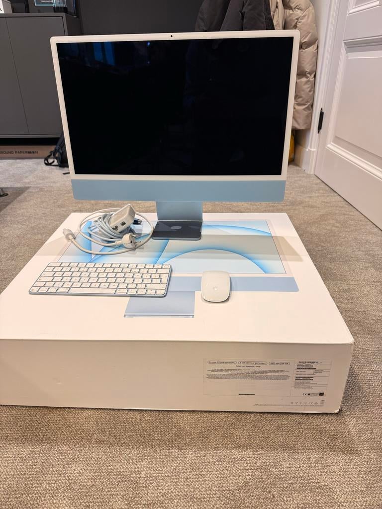 iMac M1 2021 - 8GB RAM - 256GB SSD - Zeer Goed!, Computers en Software, Apple Desktops, 256 GB, SSD, IMac, Zo goed als nieuw