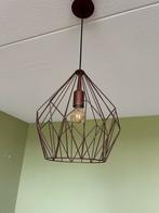 Draadlamp / hanglamp koperkleurig bronskleurig, Minder dan 50 cm, Metaal, Zo goed als nieuw, Ophalen