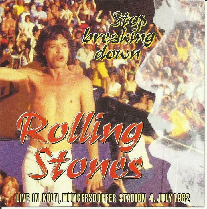 The Rolling Stones - Stop Breaking down - live in Koln 1982, Cd's en Dvd's, Cd's | Pop, Zo goed als nieuw, 1980 tot 2000, Ophalen of Verzenden