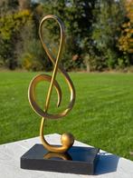 SOLSLEUTEL / Bronzen beeld op marmeren voet, Ophalen of Verzenden