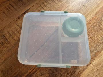 Lunchtrommel compartimenten incl. sauspotje  beschikbaar voor biedingen