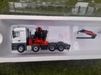 WSI Mercedes met Fassi kraan - Nieuwstaat, Ophalen of Verzenden, Nieuw, Bus of Vrachtwagen, Wsi