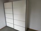IKEA PAX kledingkast met schuifdeuren - wit - 200x215 cm, Huis en Inrichting, Kasten | Kledingkasten, Ophalen, Gebruikt, 200 cm of meer
