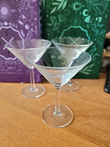 6 Cocktailglazen beschikbaar voor biedingen