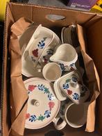 2 dozen vol boerenbont. Van alles en nog wat., Antiek en Kunst, Antiek | Servies compleet, Ophalen